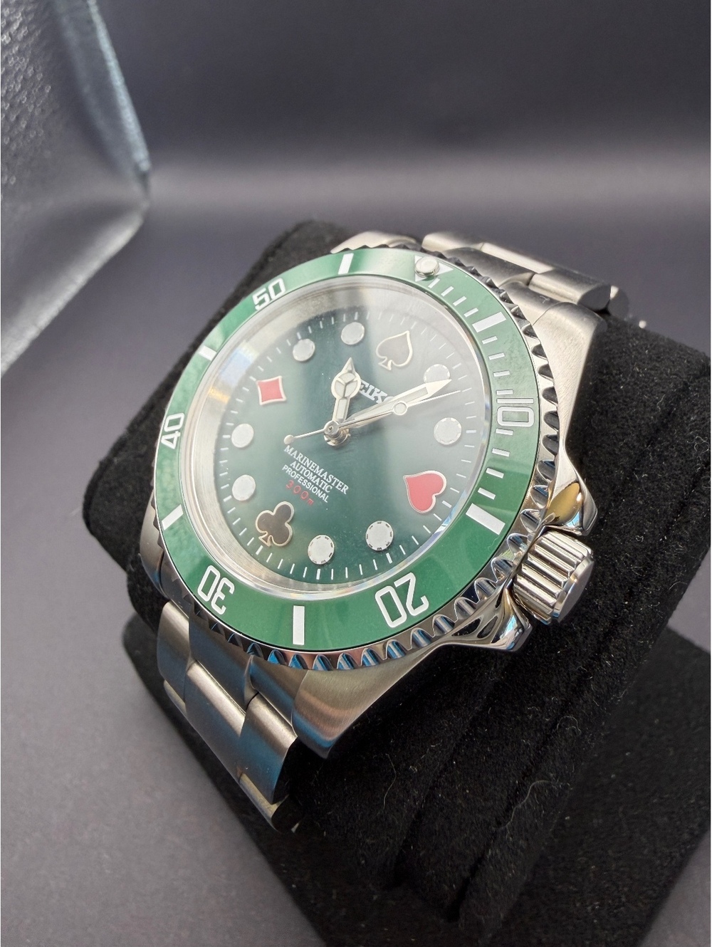 Custom Casino Royale Green Marinemaster Watch Mod